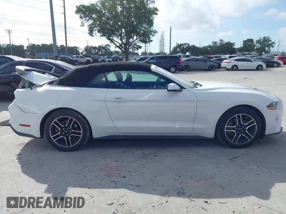 2018 Ford Mustang EcoBoost Premium with VIN 1FATP8UH7J5118080, listed as a IAAI auction lot 41955307 with 93,378 mi miles and . Bid and sale history available at carsss.com. Image 13.
