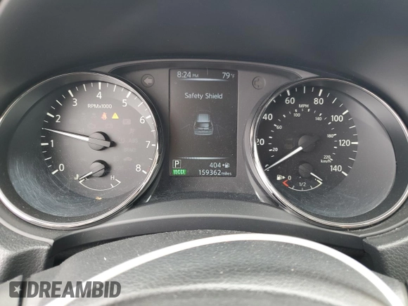 2017 Nissan Rogue SV with VIN KNMAT2MT1HP602744, listed as a Copart auction lot 57971345 with 159,362 mi miles and Salvage title. Bid and sale history available at DreamBid. Image 9.