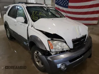 2005 Kia Sorento LX with VIN KNDJC733155351259, listed as a Copart auction lot 48448713 with 259,495 mi miles and Non Repairable. Bid and sale history available at carsss.com. Image 1.