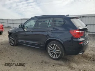 2017 BMW X3 xDrive35i with VIN 5UXWX7C58H0S18350, listed as a Copart auction lot 45501575 with 86,262 mi miles and Salvage Title. Bid and sale history available at DreamBid. Image 2.