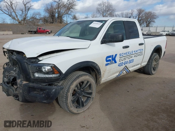 2021 Ram 1500 Classic Warlock with VIN 1C6RR7GG4MS506196, listed as a IAAI auction lot 41145147 with 37,392 mi miles. Bid and sale history available at carsss.com. Image 17.