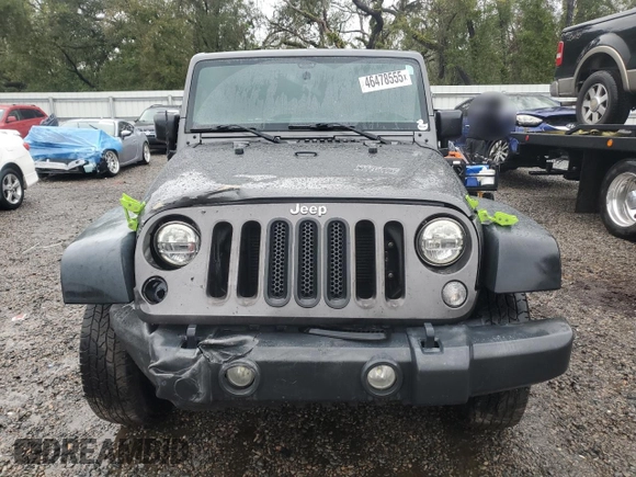 2018 Jeep Wrangler Sport S with VIN 1C4GJWAG9JL929663, listed as a Copart auction lot 46478555 with 159,270 mi miles and Salvage title. Bid and sale history available at DreamBid. Image 5.