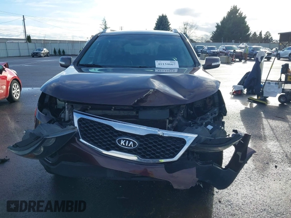 2012 Kia Sorento EX with VIN 5XYKUDA67CG307073, listed as a IAAI auction lot 41134667 with 120,615 mi miles. Bid and sale history available at carsss.com. Image 12.