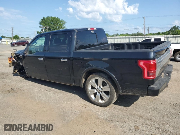 2016 Ford F-150 XLT with VIN 1FTEW1EG7GFC72102, listed as a Copart auction lot 61249415 with 52,492 mi miles and Salvage title. Bid and sale history available at DreamBid. Image 2.