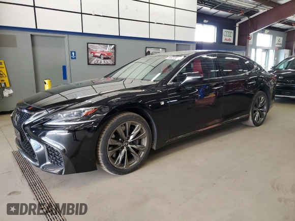 2018 Lexus LS with VIN JTHC51FF8J5004543, listed as a Copart auction lot 54412015 with 111,889 mi miles and Clean Title. Bid and sale history available at carsss.com. Image 1.