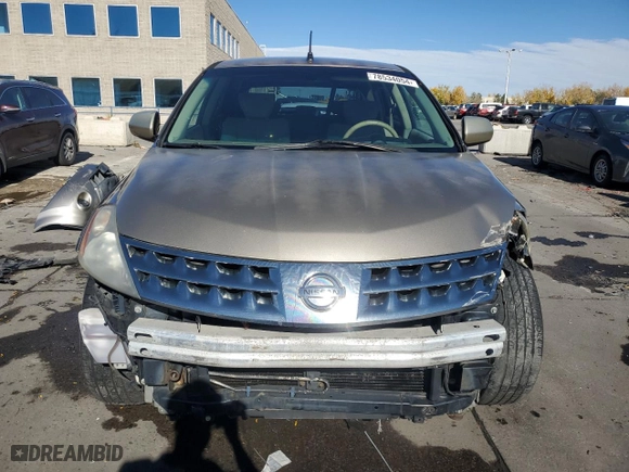 2006 Nissan Murano SE with VIN JN8AZ08W36W523171, listed as a Copart auction lot 78534054 with 152,054 mi miles and Salvage Title. Bid and sale history available at carsss.com. Image 5.