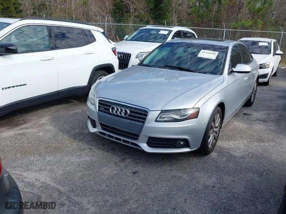 2010 Audi A4 2.0T Premium Plus with VIN WAUFFAFL4AN015702, listed as a IAAI auction lot 41426810 with 85,113 mi miles. Bid and sale history available at carsss.com. Image 2.