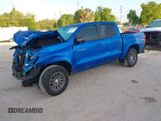 2024 Chevrolet Colorado 4WD LT with VIN 1GCPTCEK2R1140656, listed as a IAAI auction lot 41903659 with 19,698 mi miles and . Bid and sale history available at DreamBid. Image 2.