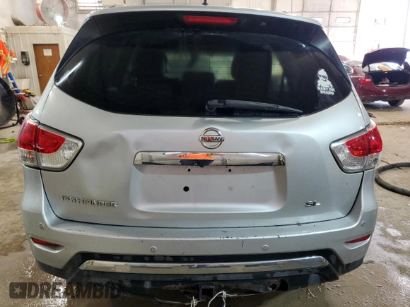2016 Nissan Pathfinder Platinum with VIN 5N1AR2MNXGC614067, listed as a Copart auction lot 83157234 with 76,920 mi miles and Clean Title. Bid and sale history available at carsss.com. Image 6.