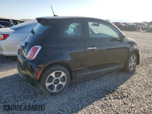 2016 FIAT 500e with VIN 3C3CFFGE3GT136155, listed as a Copart auction lot 63706515 with 39,581 mi miles and Salvage title. Bid and sale history available at DreamBid. Image 3.