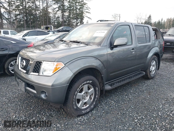2005 Nissan Pathfinder SE with VIN 5N1AR18W45C726096, listed as a IAAI auction lot 41265086 with 209,183 mi miles and . Bid and sale history available at DreamBid. Image 17.