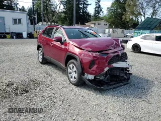 2019 Toyota RAV4 LE with VIN JTMG1RFV4KJ016086, listed as a Copart auction lot 55631155 with 60,604 mi miles and Salvage Title. Bid and sale history available at DreamBid. Image 14.