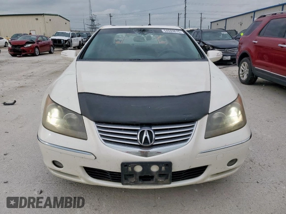 2006 Acura RL with VIN JH4KB16596C010835, listed as a Copart auction lot 54593615 with 253,575 mi miles and Salvage Title. Bid and sale history available at DreamBid. Image 5.