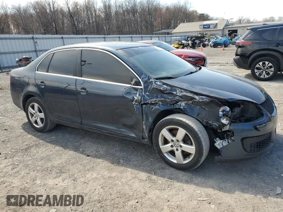2008 Volkswagen Jetta SE with VIN 3VWRZ71K48M191675, listed as a Copart auction lot 47359465 with 185,741 mi miles and Salvage title. Bid and sale history available at DreamBid. Image 4.