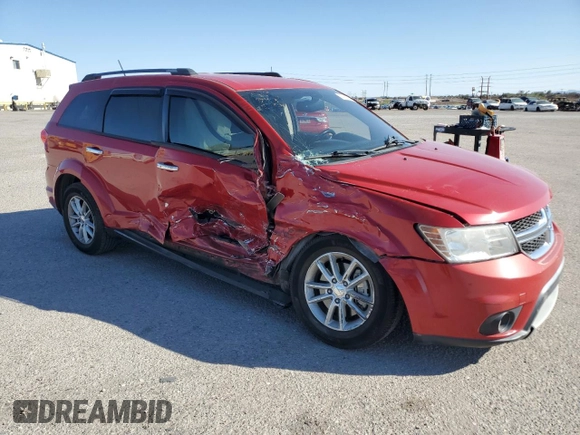 2014 Dodge Journey SXT z VIN 3C4PDCBB2ET280579, wystawiony jako Copart lot #60374445 z przebiegiem 138 548 mil mil oraz Szkoda całkowita • Salvage title. Historia ofert i sprzedaży dostępna na DreamBid. Obrazek 4.