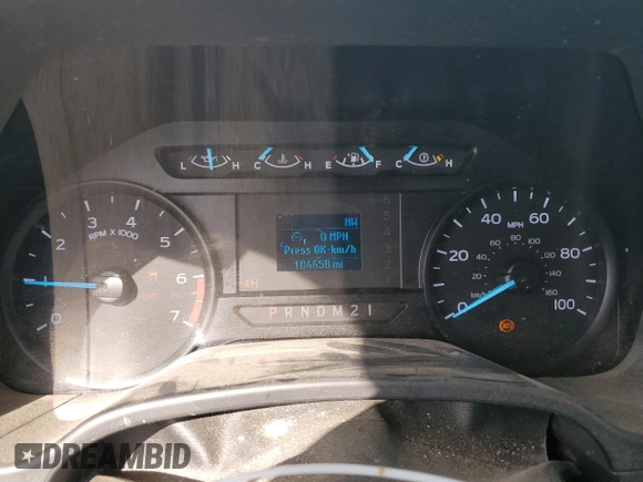 2019 Ford F-250 XL with VIN 1FT7X2B61KEG32082, listed as a Copart auction lot 49965105 with 104,658 mi miles and Salvage Title. Bid and sale history available at DreamBid. Image 9.