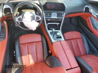 2019 BMW 8 Series M850i xDrive with VIN WBAFY4C55KBX29701, listed as a Copart auction lot 72955333 with Not Provided miles and Salvage Title. Bid and sale history available at carsss.com. Image 8.