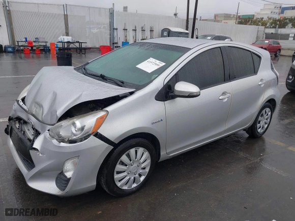 2016 Toyota Prius c One with VIN JTDKDTB38G1131154, listed as a IAAI auction lot 41572559 with 97,164 mi miles. Bid and sale history available at carsss.com. Image 17.