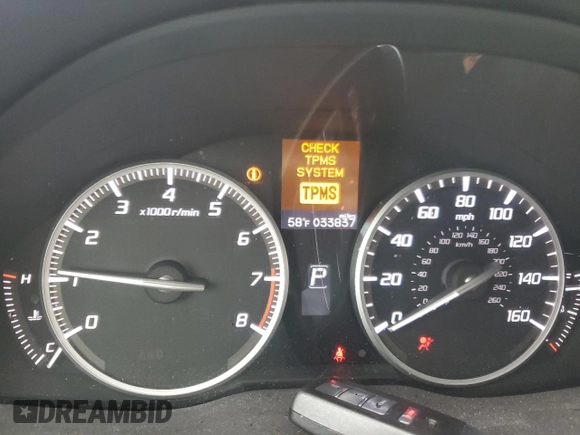 2017 Acura RDX Technology with VIN 5J8TB4H50HL013826, listed as a Copart auction lot 53980775 with 33,837 mi miles and Salvage title. Bid and sale history available at DreamBid. Image 9.