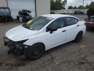 2023 Nissan Versa S with VIN 3N1CN8DV3PL834024, listed as a Copart auction lot 56683345 with 87,658 mi miles and Salvage title. Bid and sale history available at DreamBid. Image 1.