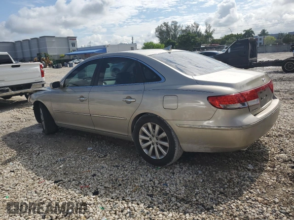 2009 Hyundai Azera GLS with VIN KMHFC46D99A352421, listed as a Copart auction lot 56796815 with 56,104 mi miles and Clean title. Bid and sale history available at DreamBid. Image 2.