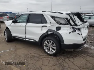 2023 Ford Explorer Platinum with VIN 1FM5K8HC4PGB82389, listed as a Copart auction lot 87203834 with 3,831 mi miles and Salvage title. Bid and sale history available at DreamBid. Image 2.