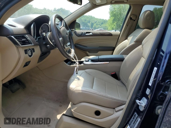 2015 Mercedes-Benz M 350 with VIN 4JGDA5HB2FA529997, listed as a Copart auction lot 59504795 with 69,872 mi miles and Salvage title. Bid and sale history available at DreamBid. Image 7.