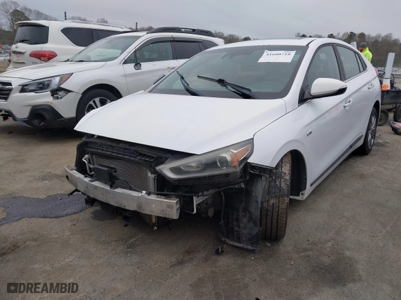 2017 Hyundai Ioniq Hybrid Limited with VIN KMHC05LC1HU028776, listed as a IAAI auction lot 41600718 with 113,148 mi miles. Bid and sale history available at carsss.com. Image 18.