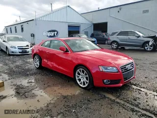 2012 Audi A5 2.0T Premium Plus with VIN WAULFAFR2CA001119, listed as a Copart auction lot 83591674 with 0 mi miles and Salvage Title. Bid and sale history available at carsss.com. Image 13.