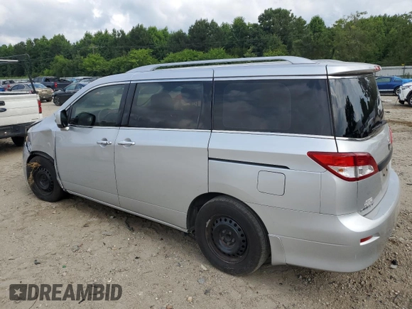 2013 Nissan Quest SV with VIN JN8AE2KP3D9070402, listed as a Copart auction lot 60081504 with 119,298 mi miles and Salvage Title. Bid and sale history available at carsss.com. Image 2.