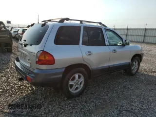 2003 Hyundai Santa Fe GLS with VIN KM8SC73D43U460083, listed as a Copart auction lot 70060594 with 0 mi miles and Salvage Title. Bid and sale history available at carsss.com. Image 3.