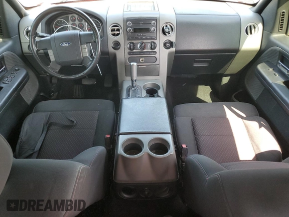 2008 Ford F-150 XLT with VIN 1FTPW12V18KE25514, listed as a Copart auction lot 57871485 with 248,915 mi miles and Salvage title. Bid and sale history available at DreamBid. Image 8.