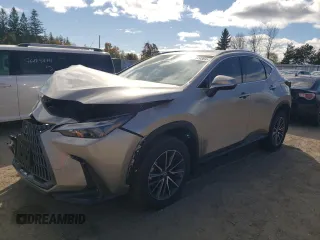 2024 Lexus NX with VIN 2T2GGCEZ9RC057671, listed as a Copart auction lot 76449364 with 6,074 mi miles and Salvage Title. Bid and sale history available at carsss.com. Image 1.