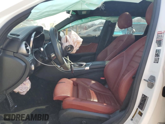 2018 Mercedes-Benz C 43 AMG with VIN 55SWF6EB6JU247434, listed as a Copart auction lot 48540115 with Not Provided miles and Salvage Title. Bid and sale history available at carsss.com. Image 7.