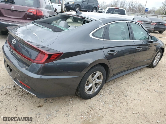2022 Hyundai Sonata SE with VIN 5NPEG4JA0NH144982, listed as a Copart auction lot 48109664 with 27,634 mi miles and Non Repairable. Bid and sale history available at carsss.com. Image 3.