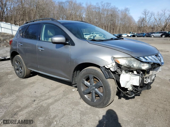 2009 Nissan Murano S with VIN JN8AZ18W79W105657, listed as a Copart auction lot 51283345 with 152,356 mi miles and Salvage Title. Bid and sale history available at carsss.com. Image 4.