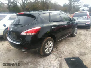 2012 Nissan Murano S with VIN JN8AZ1MU0CW111814, listed as a IAAI auction lot 41136966 with 205,809 mi miles. Bid and sale history available at carsss.com. Image 4.