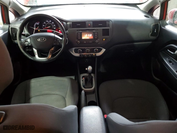 2014 Kia Rio SX with VIN KNADN5A38E6406165, listed as a Copart auction lot 53426755 with 94,374 mi miles and Clean Title. Bid and sale history available at carsss.com. Image 8.