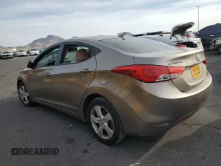 2013 Hyundai Elantra Limited with VIN 5NPDH4AE2DH290472, listed as a Copart auction lot 52354955 with 52,680 mi miles and Salvage Title. Bid and sale history available at DreamBid. Image 2.