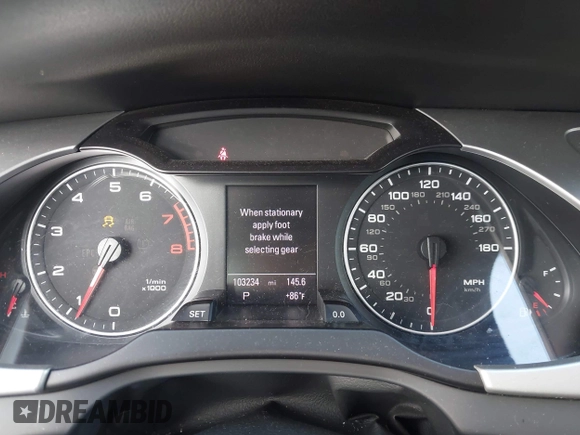 2012 Audi A4 Premium Plus with VIN WAUFFAFL1CA112432, listed as a IAAI auction lot 42452587 with 103,234 mi miles and . Bid and sale history available at DreamBid. Image 7.