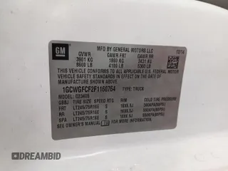2015 Chevrolet Express Cargo z VIN 1GCWGFCF2F1160764, wystawiony jako IAAI lot #42566615 z przebiegiem 232 493 mil mil oraz . Historia ofert i sprzedaży dostępna na DreamBid. Obrazek 25.