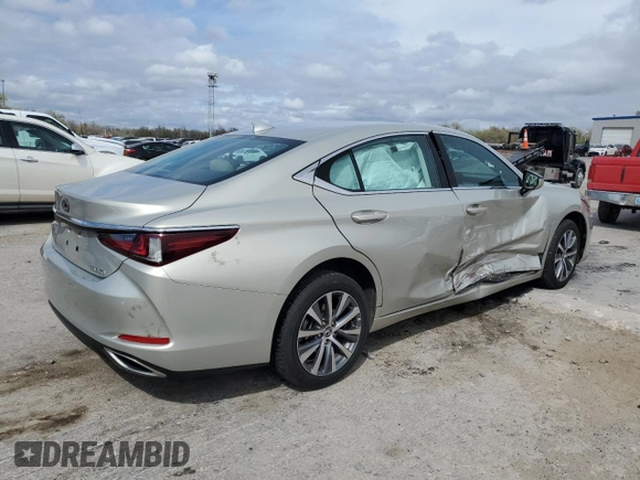 2019 Lexus ES 350 with VIN 58ABZ1B10KU020498, listed as a Copart auction lot 51284535 with 61,157 mi miles and Salvage Title. Bid and sale history available at DreamBid. Image 3.