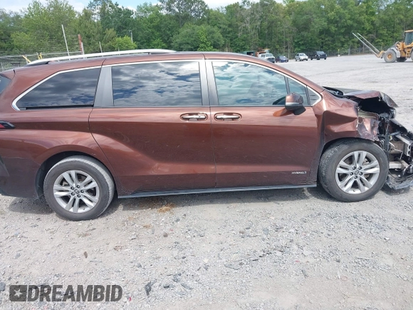 2021 Toyota Sienna Limited z VIN 5TDZRKEC7MS001242, wystawiony jako IAAI lot #42197486 z przebiegiem 99 182 mil mil oraz . Historia ofert i sprzedaży dostępna na DreamBid. Obrazek 13.