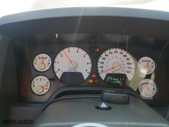 2006 Dodge Ram 1500 ST with VIN 1D7HA18K36J222729, listed as a Copart auction lot 43878025 with 140,804 mi miles and Salvage Title. Bid and sale history available at carsss.com. Image 9.