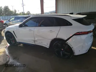 2022 Jaguar F-Pace SVR with VIN SADCZ2EEXNA694138, listed as a Copart auction lot 76778653 with 38,121 mi miles and . Bid and sale history available at DreamBid. Image 2.