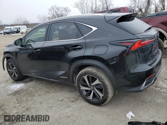2020 Lexus NX with VIN JTJGJRDZ7L2139573, listed as a Copart auction lot 87855835 with 30,752 mi miles and Salvage Title. Bid and sale history available at carsss.com. Image 2.