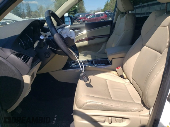 2016 Acura MDX w/Tech/Entertainment with VIN 5FRYD4H68GB006615, listed as a Copart auction lot 52557325 with 77,448 mi miles and Salvage Title. Bid and sale history available at carsss.com. Image 7.