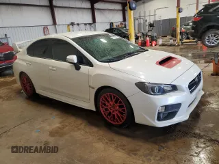 2017 Subaru WRX STI with VIN JF1VA2V69H9802586, listed as a Copart auction lot 57763675 with 92,780 mi miles and Salvage title. Bid and sale history available at DreamBid. Image 4.