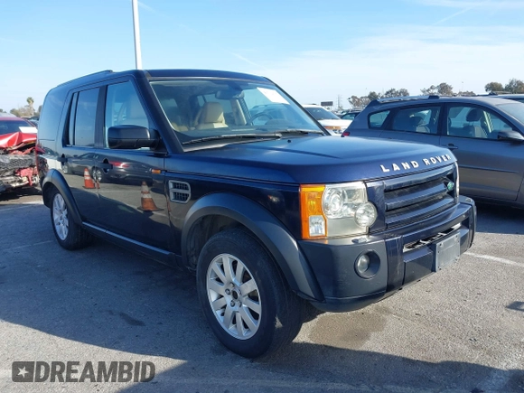 2006 Land Rover LR3 SE with VIN SALAD25416A363516, listed as a IAAI auction lot 41732507 with 132,625 mi miles. Bid and sale history available at carsss.com. Image 1.