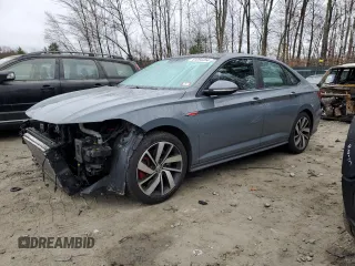 2019 Volkswagen Jetta GLI S with VIN 3VW6T7BU3KM260643, listed as a Copart auction lot 81094454 with 107,535 mi miles and Salvage Title. Bid and sale history available at DreamBid. Image 1.